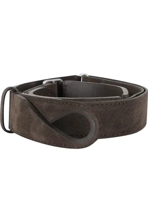 Orciani Accessoarer, Herr, ONE Size, Mocka, Brun Mockabälte med Skjutring