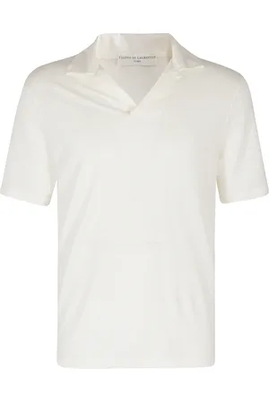 FILIPPO DE LAURENTIIS Topp, Herr, L, Linne, Linne Stretch Skipper Skjorta