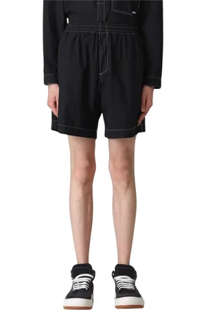 SUNNEI Shorts, Herr, M, Bomull, Moderne Navy Shorts med Kontrastsömnad