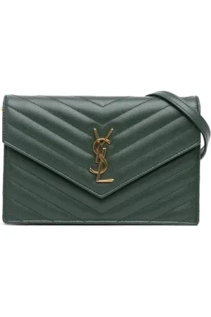 Saint Laurent Pre-owned, Dam, ONE Size, Pre-owned Laeder crossbodyvskor