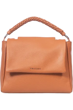 Orciani Väska, Dam, ONE Size, Läder, Läder axelväska med Scooby-handtag