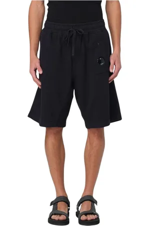 C.P. Company Shorts, Herr, M, Bomull, Blå Mäns Snygga Sweatshorts