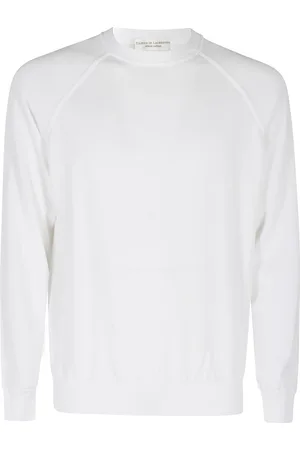 FILIPPO DE LAURENTIIS Stickade tröjor & koftor, Herr, L, Raglan Crepe Topp för Kvinnor