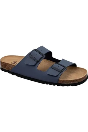 Scholl Skor, Herr, 46 EU, Läder, Bekväm lädersandal med justerbar spänne