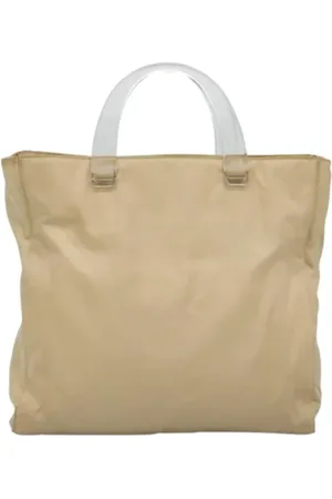 Prada Pre-owned, Dam, ONE Size, Nylon, Pre-owned Nylon handvskor