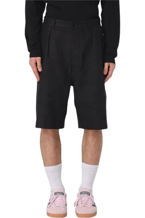 Sunflower Shorts, Herr, M, Linne, Svarta Veckade Linneshorts