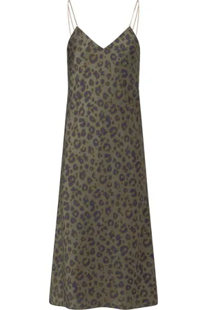 Bash Klänning, Dam, M, Polyester, Modern Elegant Khaki Klänning