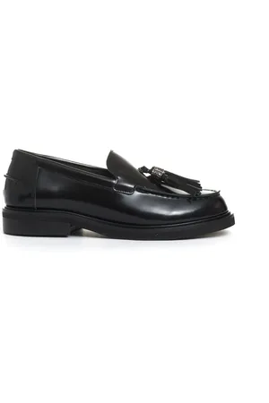 POESIE VENEZIANE Skor, Dam, 40 EU, Läder, Svart Tassel Loafer Skor