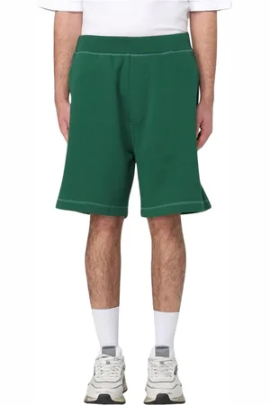 Dsquared2 Shorts, Herr, S, Bomull, Grön Avslappnad Passform Shorts
