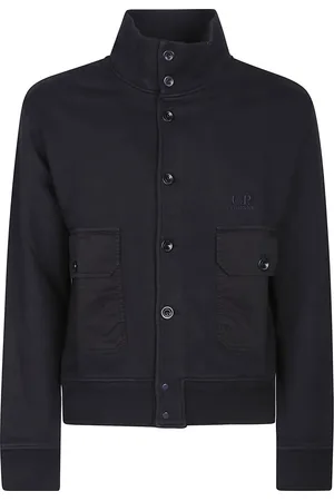 C.P. Company Jacka, Herr, XL, Diagonal Fleece Knapp Sweatshirt
