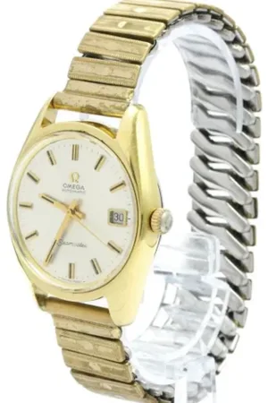 Omega Pre-owned, Herr, ONE Size, Pre-owned Rostfritt stal klockor
