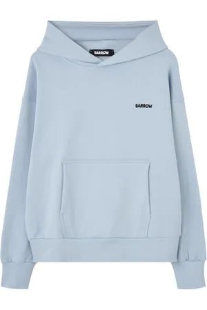 BARROW Sweatshirts & Hoodies, Herr, S, Blå tryckt baksida tröja