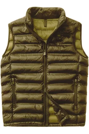 Blauer Jacka, Herr, L, Polyester, Grön Ärmlös Eco Puffer Jacka Herr