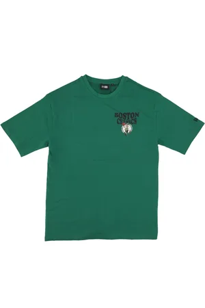 New Era Sport, Herr, XL, Bomull, Boston Celtics Script Tee Grön/Vit
