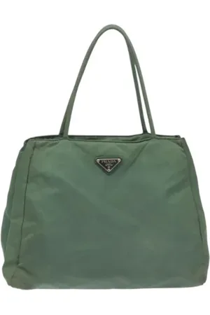 Prada Pre-owned, Dam, ONE Size, Nylon, Pre-owned Nylon handvskor