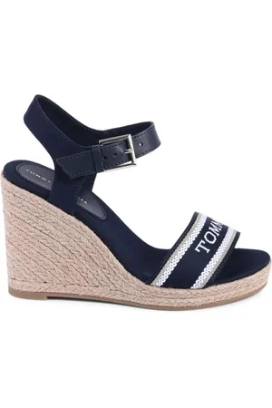 Tommy Hilfiger Skor, Dam, 42 EU, Stiliga Espadrille Wedges för Kvinnor