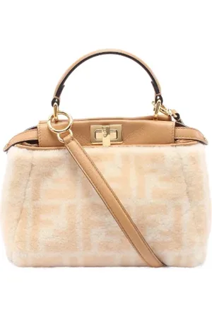 Fendi Pre-owned, Dam, ONE Size, Pre-owned Laeder handvskor