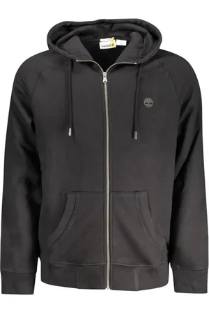 Timberland Sweatshirts & Hoodies, Herr, L, Bomull, Svart Bomullströja