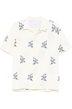 Paul Smith Skjorta, Herr, XL, Vit kubansk krage skjorta