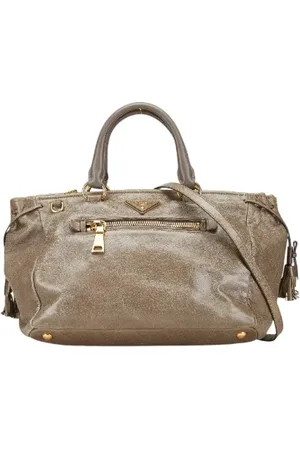 Prada Pre-owned, Dam, ONE Size, Pre-owned Laeder handvskor