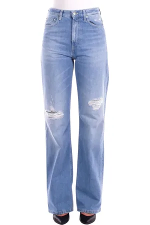 Dondup Jeans, Dam, W25, Denim, Denim Jeans med Logo och Fickor