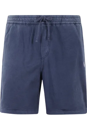 Ralph Lauren Shorts, Herr, S, Bomull, Marinblå Track Shorts med Dragsko