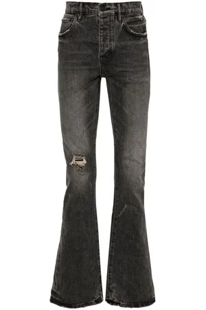 Purple Brand Jeans, Herr, W30, Denim, Svarta Denim Bootcut Jeans