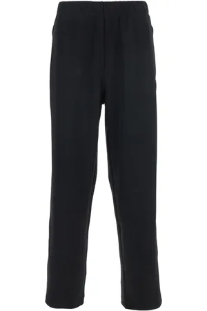 Kenzo Byxor, Herr, L, Polyester, Broderade Svarta Trackpants