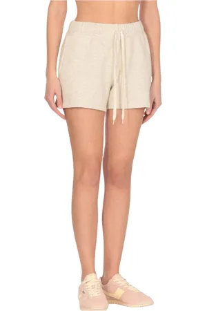 Autry Shorts, Dam, S, Grå Elastisk Midja Shorts Stiligt Komfort