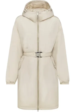 add Kappa, Dam, L, Nylon, Slät verad parkas med bälte