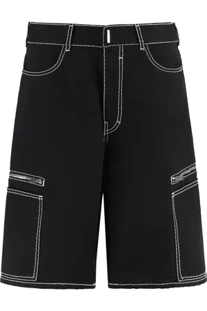 Givenchy Shorts, Herr, W32, Bomull, Bomull Bermuda Shorts med Fickor
