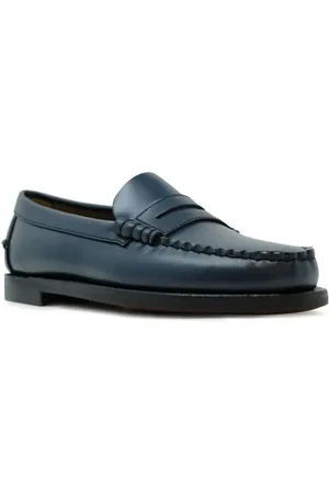 SEBAGO Skor, Dam, 38 1/2 EU, Läder, Blå Läder Ballerinor Elegant Skor