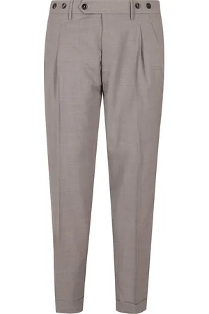 Berwich Byxor, Herr, 2Xl, Stretchig ull chino byxor dubbla veck