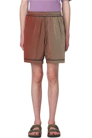 ARIES Shorts, Herr, S, Nylon, Brun Gradient Casual Shorts