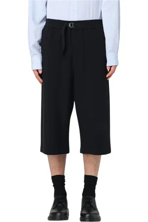 Ami Shorts, Herr, S, Bomull, Svarta Dragsko Shorts