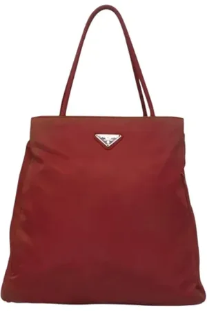 Prada Pre-owned, Dam, ONE Size, Nylon, Pre-owned Nylon handvskor