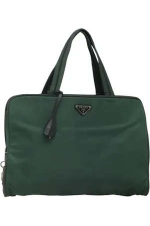 Prada Pre-owned, Dam, ONE Size, Nylon, Pre-owned Nylon handvskor