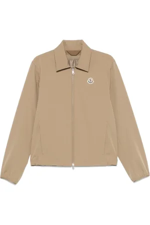 Moncler Jacka, Herr, L, Dragkedja Jacka Logotyp Applikation