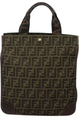 Fendi Pre-owned, Dam, ONE Size, Pre-owned handväska i canvas