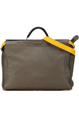 Fendi Pre-owned, Dam, ONE Size, Pre-owned Laeder handvskor