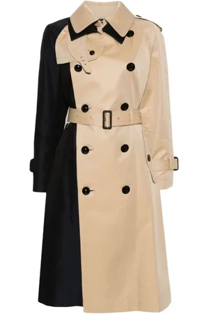 SACAI Kappa, Dam, M, Bomull, Svart Bomullsblandning Asymmetrisk Kappa