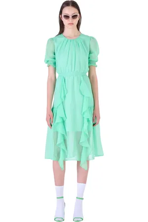 Silvian Heach Klänning, Dam, XL, Polyester, Midi Klänning