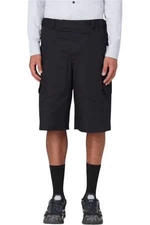 GR10K Shorts, Herr, L, Läder, MultiPocket Avslappnad Passform Cargo Shorts