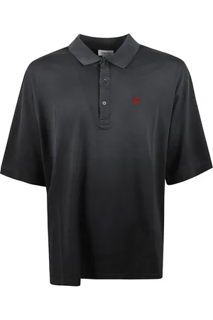 Alexander McQueen Topp, Herr, S, Bomull, Svart Oversized Polo T-shirts och Polos