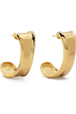 Recto Accessoarer, Dam, ONE Size, Guld Twist Chunky Hoop Örhängen