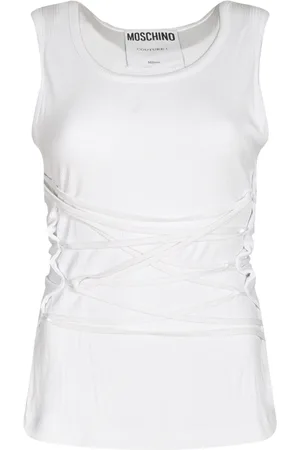 Moschino Topp, Dam, L, Stiliga Sweaters Kollektion