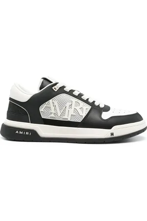 AMIRI Skor, Herr, 42 EU, Svart Snörad Sneaker med Logodetaljer