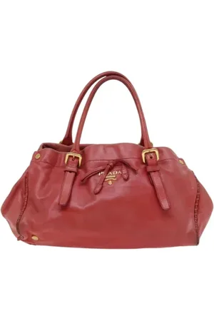 Prada Pre-owned, Dam, ONE Size, Pre-owned Laeder handvskor