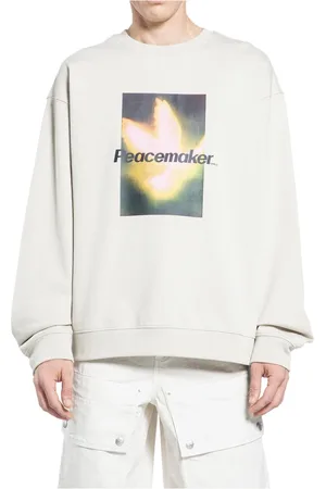 OAMC Sweatshirts & Hoodies, Herr, S, Bomull, Peacemaker Bird Crewneck Sweater