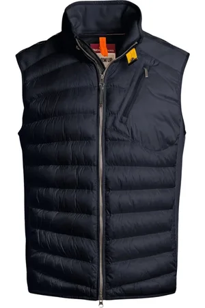 Parajumpers Jacka, Herr, XL, Blå Hybridväst med Flera Fickor